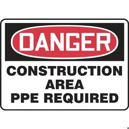 Accuform OSHA DANGER SAFETY SIGN CONSTRUCTIO MCRT034VP MCRT034VP
